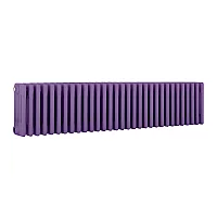 Milano Windsor Horizontal Traditional Column Radiator 4 Column 300mm x 1415mm Lush Purple