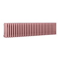Milano Windsor Horizontal Traditional Column Radiator 4 Column 300mm x 1415mm Camellia Pink