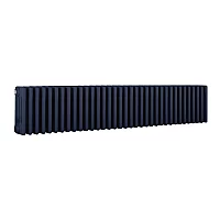 Milano Windsor Horizontal Traditional Column Radiator 4 Column 300mm x 1595mm Deep Sea Blue