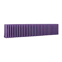 Milano Windsor Horizontal Traditional Column Radiator 4 Column 300mm x 1595mm Lush Purple