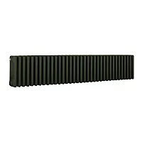Milano Windsor Horizontal Traditional Column Radiator 4 Column 300mm x 1595mm Evergreen