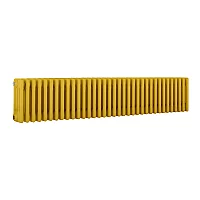 Milano Windsor Horizontal Traditional Column Radiator 4 Column 300mm x 1595mm Dandelion Yellow