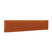 Milano Windsor Horizontal Traditional Column Radiator 3 Column 300mm x 1595mm Sunset Orange