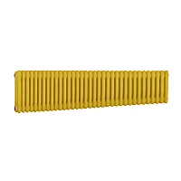 Milano Windsor Horizontal Traditional Column Radiator 3 Column 300mm x 1595mm Dandelion Yellow