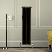 Milano Windsor Linen Vertical Traditional Triple Column Radiator 1800mm x 470mm