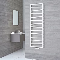 Terma ZigZag White Vertical Heated Towel Rail 1545mm x 500mm