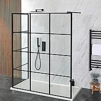 Milano Barq 2 Sided WalkIn Shower Enclosure with Tray Choice of Sizes