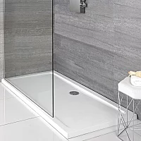 1000 x 760mm Rectangular Stone Shower Tray by Milano