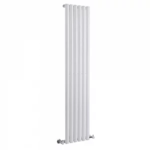 Milano Aruba Vertical Designer Radiator Single Panel 1600mm x 354mm White