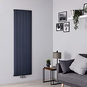 Milano Skye Anthracite Aluminium Vertical Designer Radiator 1600mm x 565mm Single Panel