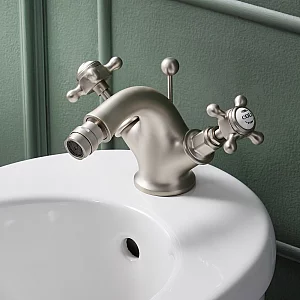 Milano Elizabeth Traditional Crosshead Mono Bidet Mixer Tap Choice of Finish