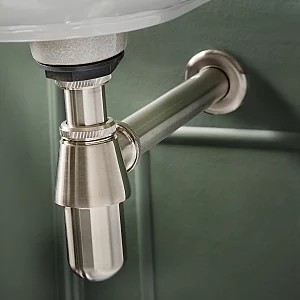 Milano Elizabeth Basin Bottle Trap Brushed Nickel