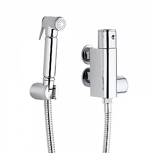 Milano Mirage Modern Thermostatic Douche Kit Chrome