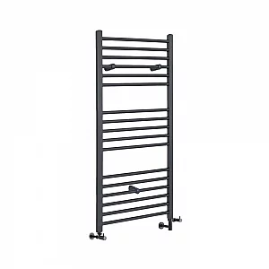 Milano Artle Dual Fuel Anthracite Straight Heated Towel Rail Choice of Size