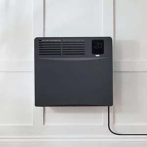 ECOSO Elio Anthracite 1000W PlugIn Smart Electric Convector Panel Heater 420mm x 475mm