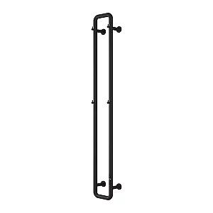 Reina Pelmo Stainless Steel Dry Electric Heated Towel Rail 1500mm x 200mm Matt Black