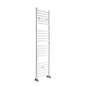 Milano Ive White Straight Heated Towel Rail 1600mm x 400mm