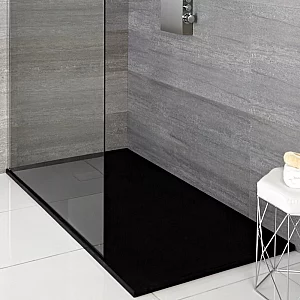 Milano Rasa Anthracite Slate Effect Rectangular Shower Tray 1700mm x 800mm