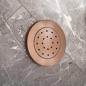 Milano Otto Modern Round Body Jet Brushed Copper