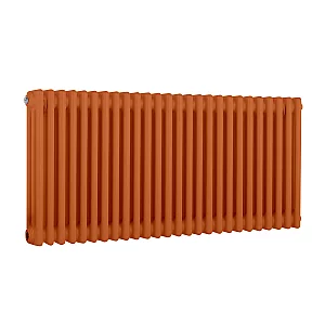 Milano Windsor Horizontal Traditional Column Radiator 3 Column 500mm x 1190mm Sunset Orange