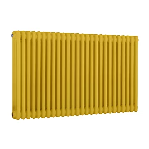 Milano Windsor Horizontal Traditional Column Radiator 3 Column 750mm x 1190mm Dandelion Yellow