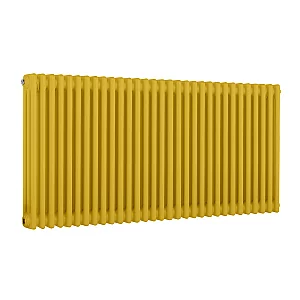 Milano Windsor Horizontal Traditional Column Radiator 3 Column 750mm x 1415mm Dandelion Yellow