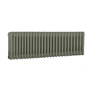 Milano Windsor Horizontal Traditional Column Radiator 3 Column 300mm x 1190mm Sage Leaf Green