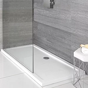 1000 x 760mm Rectangular Stone Shower Tray by Milano