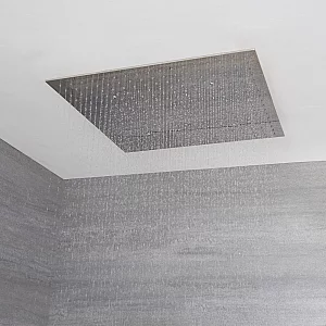 1 Outlet Shower System with 600mm Square Recessed Shower Head Milano