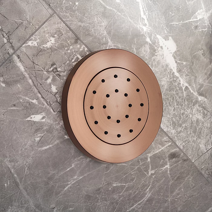 Milano Otto Modern Round Body Jet Brushed Copper