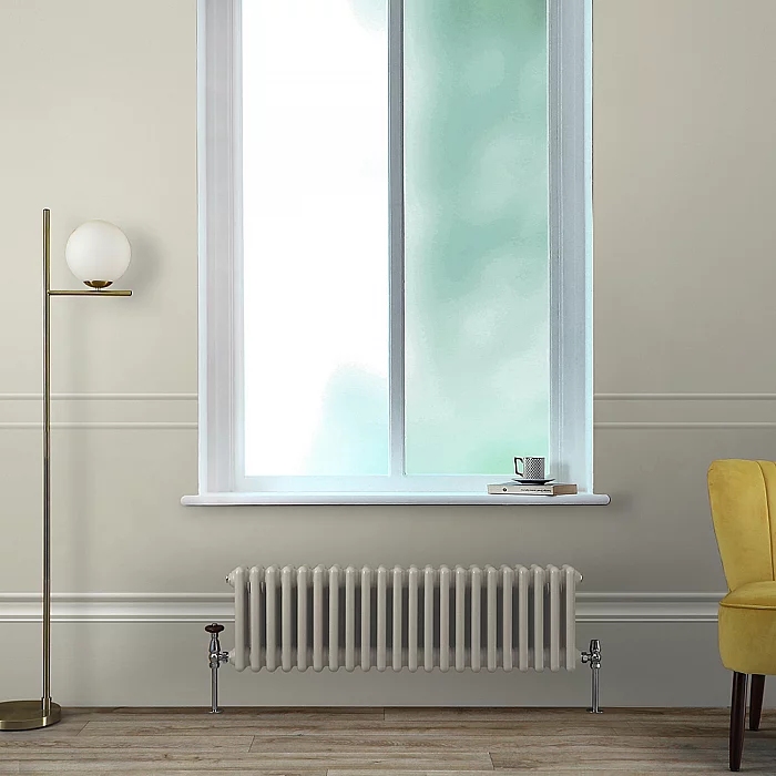 Milano Windsor Horizontal Traditional Column Radiator 3 Column 300mm x 1010mm Millstone