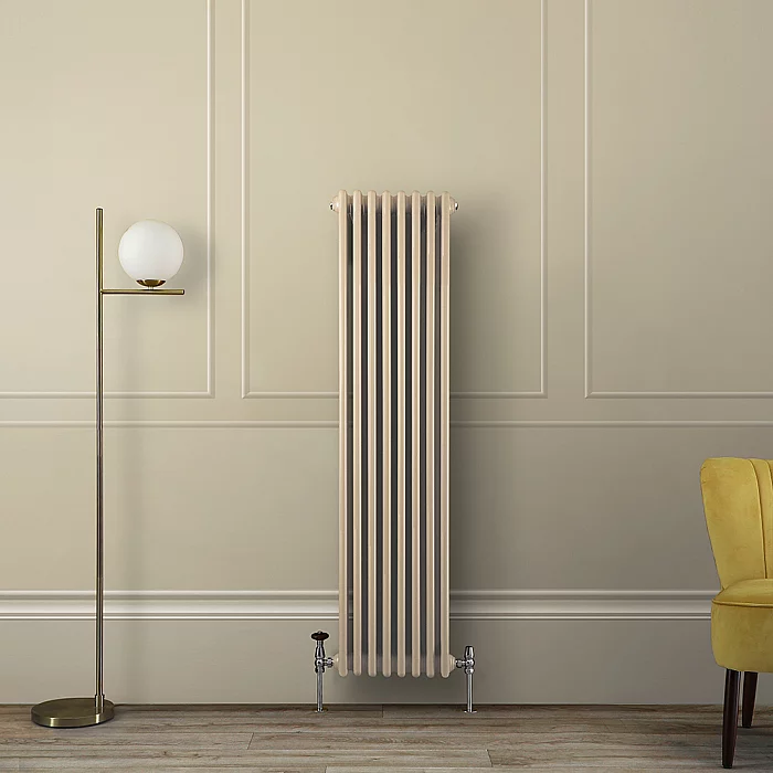 Milano Windsor Vertical Traditional Column Radiator 2 Column 1500mm x 380mm Elk Brown