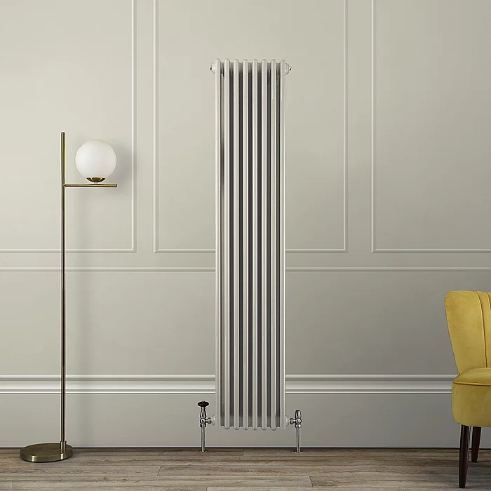Milano Windsor Millstone Vertical Traditional Triple Column Radiator 1800mm x 380mm