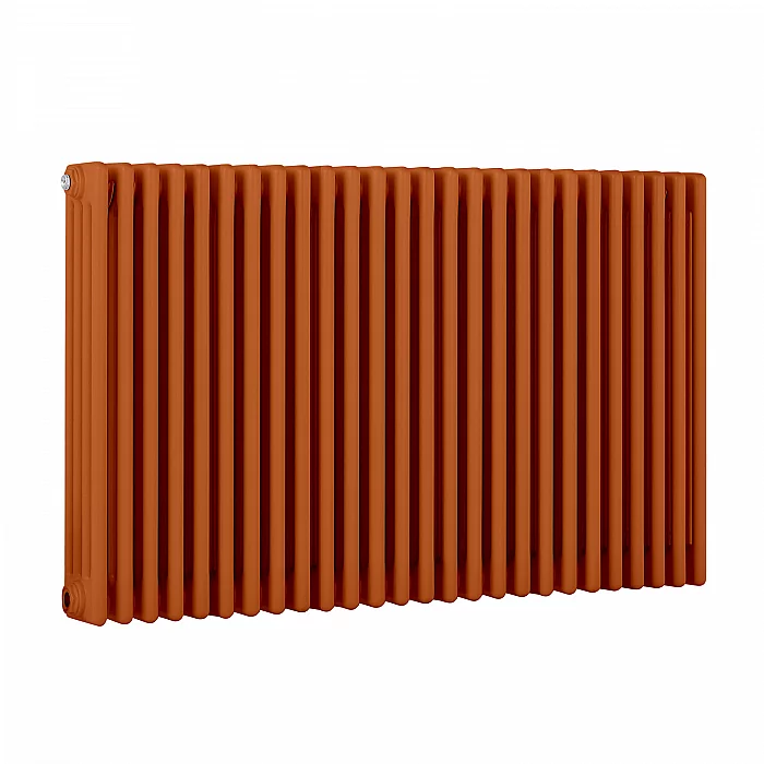 Milano Windsor Horizontal Traditional Column Radiator 4 Column 750mm x 1190mm Sunset Orange