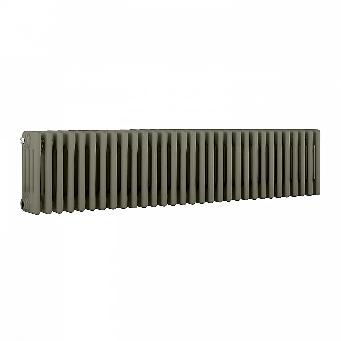 Milano Windsor Horizontal Traditional Column Radiator 4 Column 300mm x 1415mm Sage Leaf Green