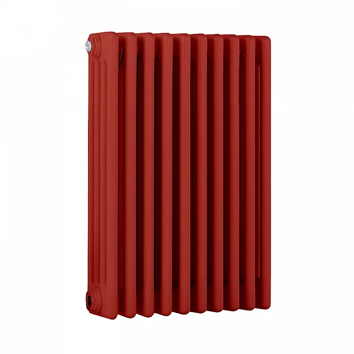 Milano Windsor Horizontal Traditional Column Radiator 4 Column 600mm x 425mm Siamese Red