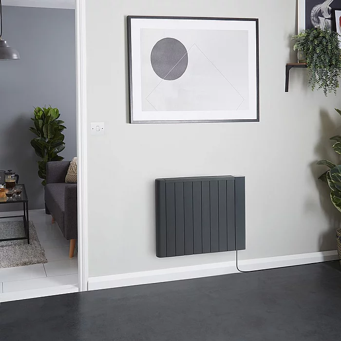 ECOSO Torr Dry Heat Smart Electric Heater PlugInHardwired Options and Choice of Wattage and Finish
